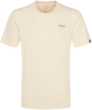 Rab Stance Mountain Peak Tee Mens Ecru
