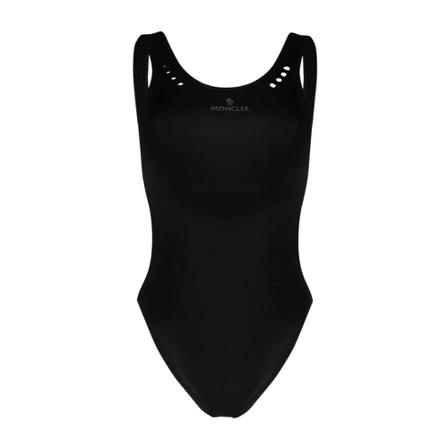 Moncler Body With Logo Sort, Dame Bodystockings