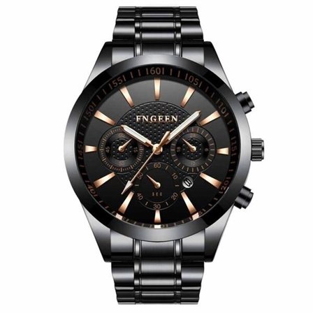 FNGEEN Armbåndsur Steel Svart/Svart