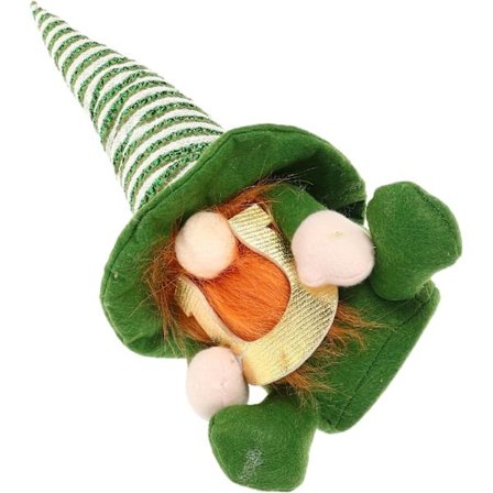 grønn hatt dukke ornament Irsk Leprechaun Nisser Dukke Festival Skrivebordsdekorasjon st patricks day leprechaun irske nisser dekorasjoner