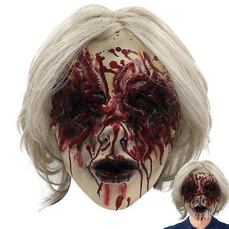 Hekseutstyr Cosplay Latex Hodeplagg For Voksen Halloween Kostymer For Fest Ferie Karneval