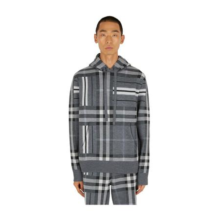Burberry, Sweatshirts ; Hoodies Grijs, Heren, Maat:L