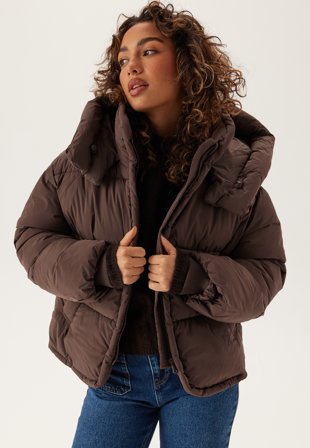 ONLY Onlcornelia Puffer Jacket Chocolate Martini Klær