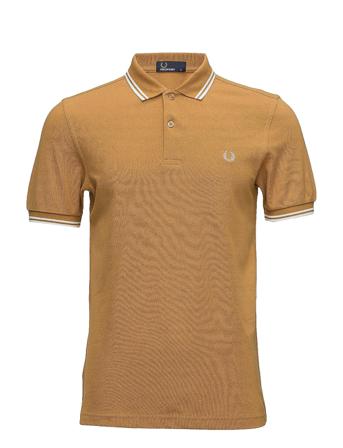 Twin Tipped Fp Shirt Polos Short-sleeved Gul Fred Perry
