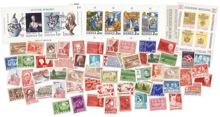 Slania - Postfriske frimærker graveret af Slania