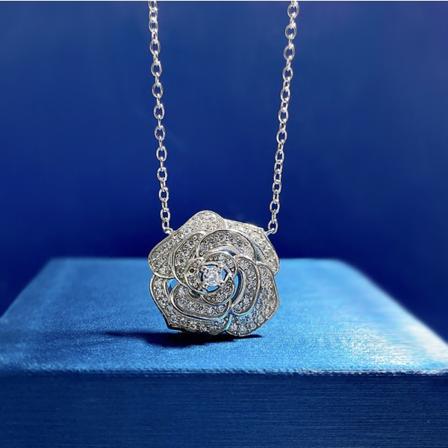 Krage kvinnors blomsterhänge 1 925 sterling silver vardagliga accessoarer