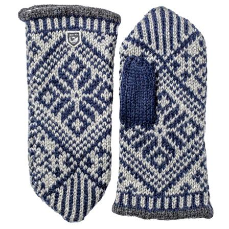 Hestra Nordic Wool Mitt Men everyday gloves Blue 6