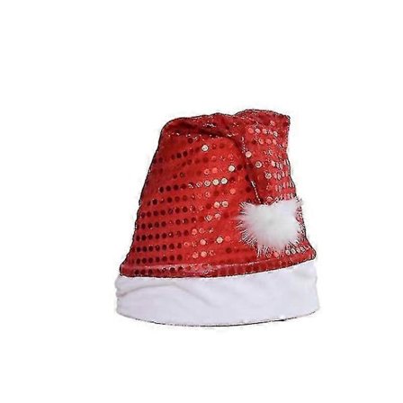 WJTG 3 stk. pailletbesatte julehatte, julehatte, julepynt, julegaverJ