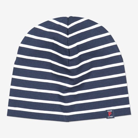Polarn O. Pyret - Striped beanie - 48|50 - Childrenswear - blue