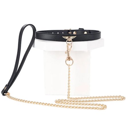 BDSM Bondage Ko Læder 3 Farver Luksus Halsbånd Sex Produkter Restriktion Voksne 18+ Erotisk Cosplay Halsbånd Sexlegetøj til Kvinder