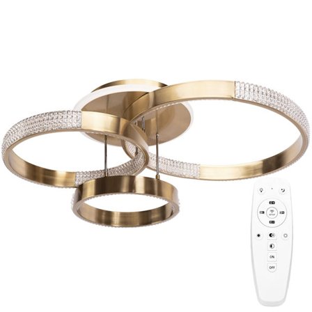 LOFTSLAMPE/LOFTSLAMPE TOOLIGHT G004-C BØRSTE GULD