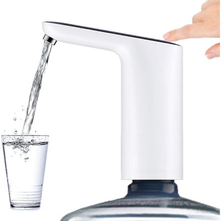 Fong 5 Gallon Water Dispenser - Usb Charging Water Pump For 5 Gallon Bottle Universal Fit Water Bottle Pump Portable Electric Water Jug Dispenser Drin