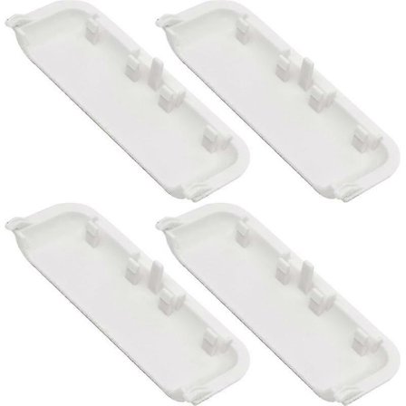 4 stk. egnet for W10861225 W10714516 Dørhåndtak til tørketrommel Erstatningsdeler Erstatning AP