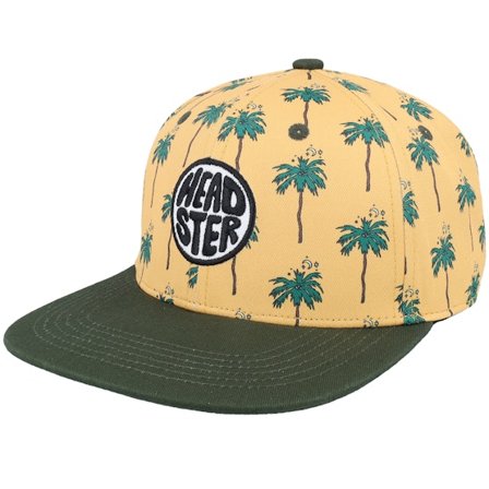 Headster - Gelb Snapback Cap - Kids Palm Cosmic Clementine Snapback @ Hatstore