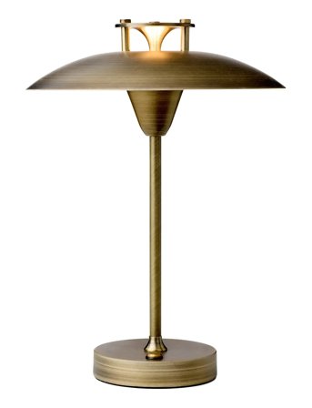 Mini Stepp 1-2-3 Portable Table Lamp Gold Halo Design