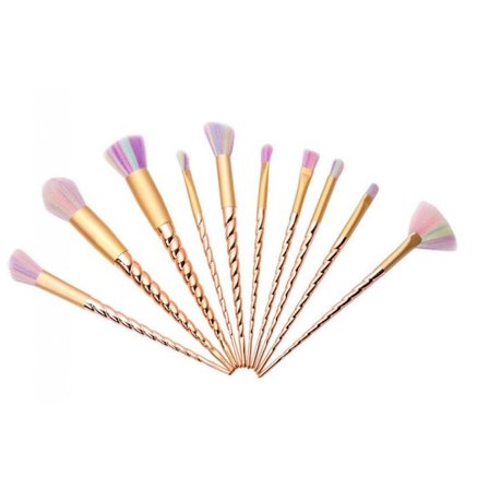 10 makeup børster enhjørning