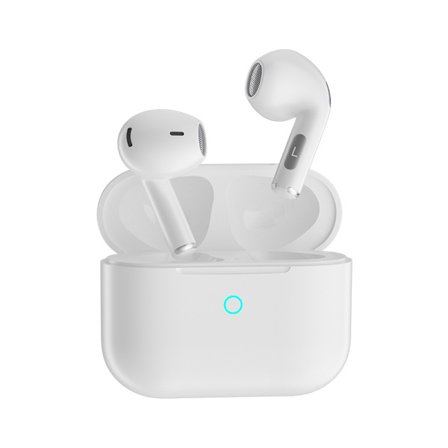 Högkvalitativa CVC-brusreducerande äkta trådlösa Bluetooth-hörlurar för spel med låg latens, in-ear, lång batteritid