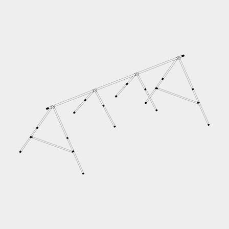 A-stativ NOCK Täckskär, 6 meter + taske