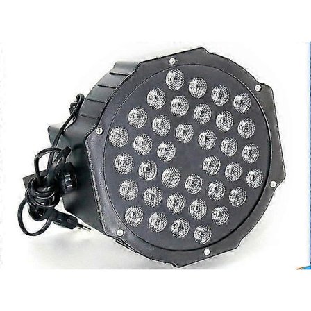 36 LED 1W Ajovalaisin, RGB Monivärinen 7 Tilan Valaistus Joustava Valaistus Kaukosäätimellä Eri Merkkisille Diskovaloille