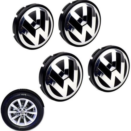 4. VW logo 56 mm kapsel - Følgende mærker Følgende mærker