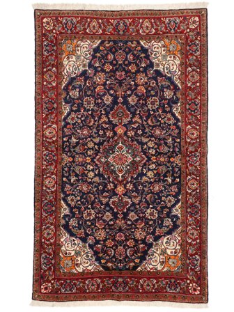 Sarough Teppich Orientalischer Dunkelrot/Schwarz (Wolle, Persien/Iran)