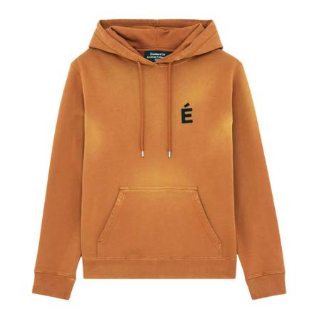Études Klein Patch Camo Overdyed hoodie bruin , Bruin , Dames , Maat: L