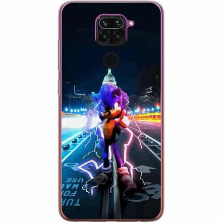 Xiaomi Redmi Note 9 Genomskinligt Skal Sonic The Hedgehog