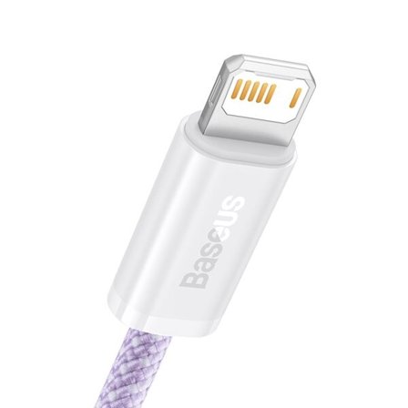 Baseus Dynamisk kabel USB til Lightning, 2,4 A, 2 m (lilla)