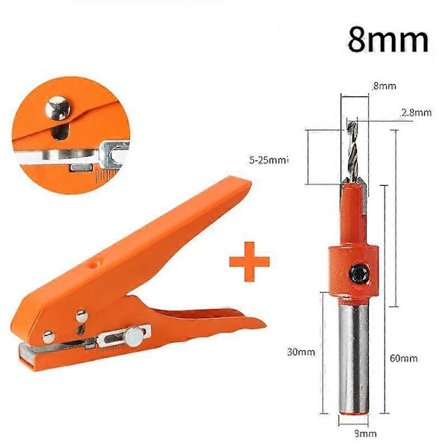 8-15mm Håndholdt Sirkel Rund Enkelt Hull Punch Papir Punch