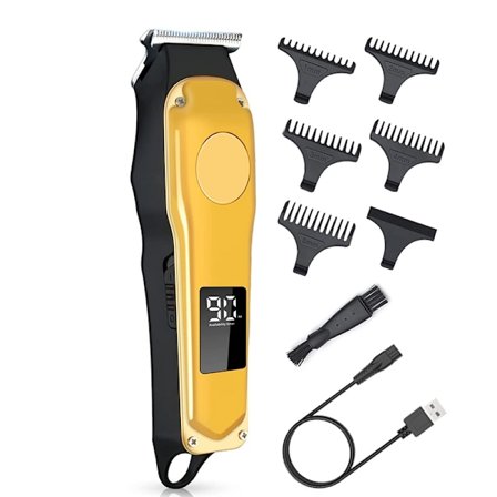 Hårklipper for menn, profesjonell elektrisk barbermaskin for menn