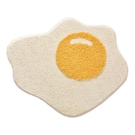 Äggröra Matte Barnegulvmatte Tegneserie Matte Sklisikker Gulvmatte Myk Komfortabel Absorberende Hjeminnredning C