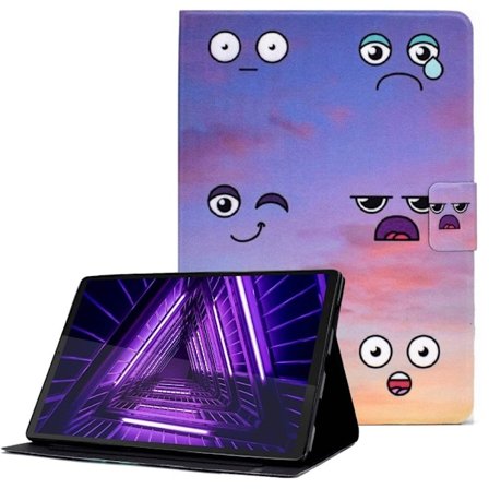 Lenovo Tab M10 Plus (Gen 3) läderfodral med coolt mönster - Känsla