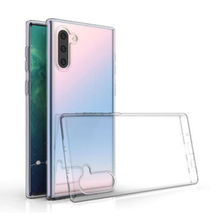 Samsung NOTE 10 - Läpinäkyvä Silikoni Kuori