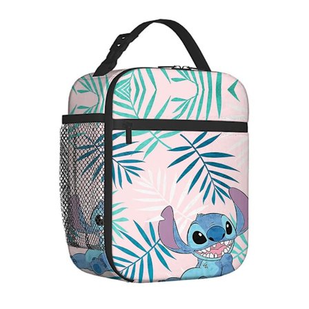 Stitch Isolerad Lunchväska Skola Picknick Mellanmål Lunchlåda (42)