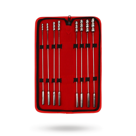 Mr. Steel Rosebud Urethral Sounds 8-pack - Vuxen.se - Penisfetish, penisplugg