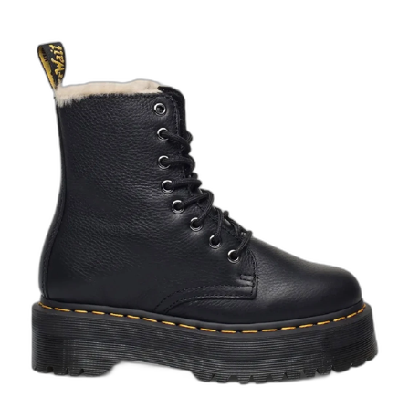 Svarta Dr. Martens boots med foder