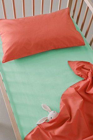 Jotex - Mini Hoeslaken Wieg Organisch 60x120 Cm Mint Mint - ZACK - Koop Lakens bij Jotex