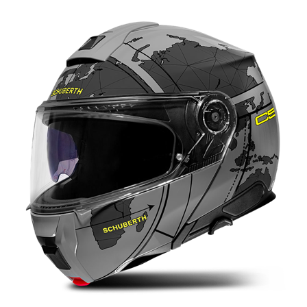 Avattava Kypärä Schuberth C5 Globe Harmaa XL