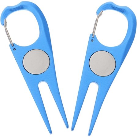 Golf-uran terävöitystyökalu Divot-korjaushaarukka Kannettava pallomerkki Golf-tarvikkeet Herkkä työkalu