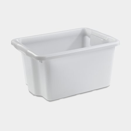 Aufbewahrungsbox Nordiska Plast Nordic, natur, 500 x 365 x 260 mm, 33 liter - Boot