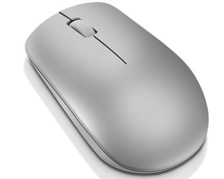 Lenovo 530 Wireless Mouse - mus - 2.4 GHz - platinagrå