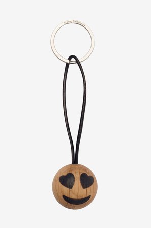 Spring Copenhagen - Emoji avaimenperä 3 cm - Luonnonväri - Koriste-esineet - - Homeroom