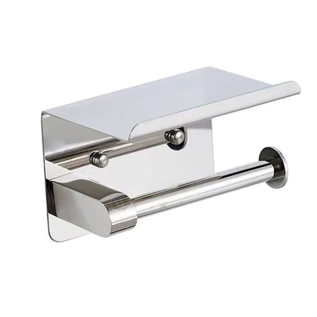 Toalettrullehållare Toalettpappershållare SILVER ROSTFRITT STÅL