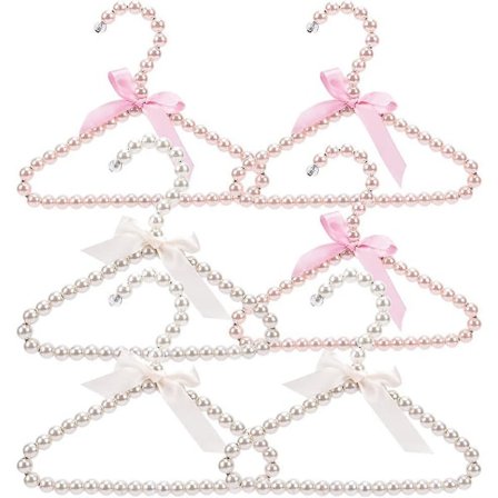 6-pak Hunde- & Katte Tøj Bøjler Plastik Perler Tøj