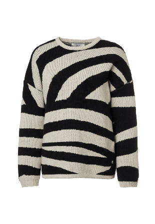 emmamalena Windy Wave Tröja Svart Tröjor Dam S