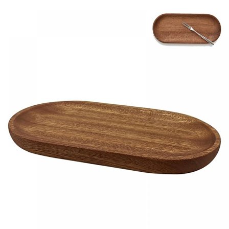 Bestikkholder - 18*10 cm - Brett - Kjøkkenskjeholder - Naturlig retro kjøkkenskjeholder i tre