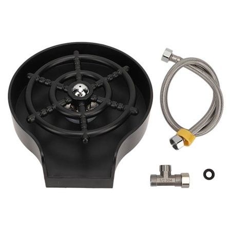 Koppvasker Høytrykks Sterk Vannstrøm Automatisk Kopprenser Kran Glasskyller for Kjøkken Bar Bad