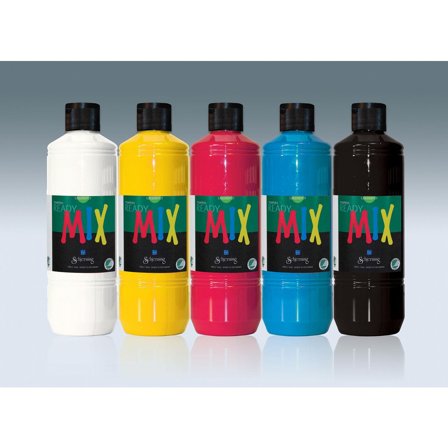 Readymix Svanenmärkt 500ml primärblå - Lyreco - Skola och förskola - Målarfärg och tillbehör - Readymix