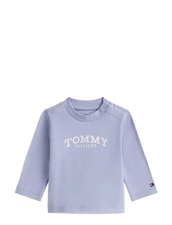 Tommy Hilfiger Monotype Logo Tee L/S - Pink - 74