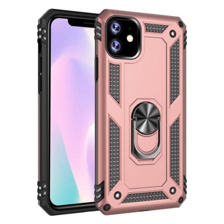 Stødsikkert, fleksibelt, pansret telefonhus til iPhone 11 6,1 tommer (2019) - Lyserød Pink